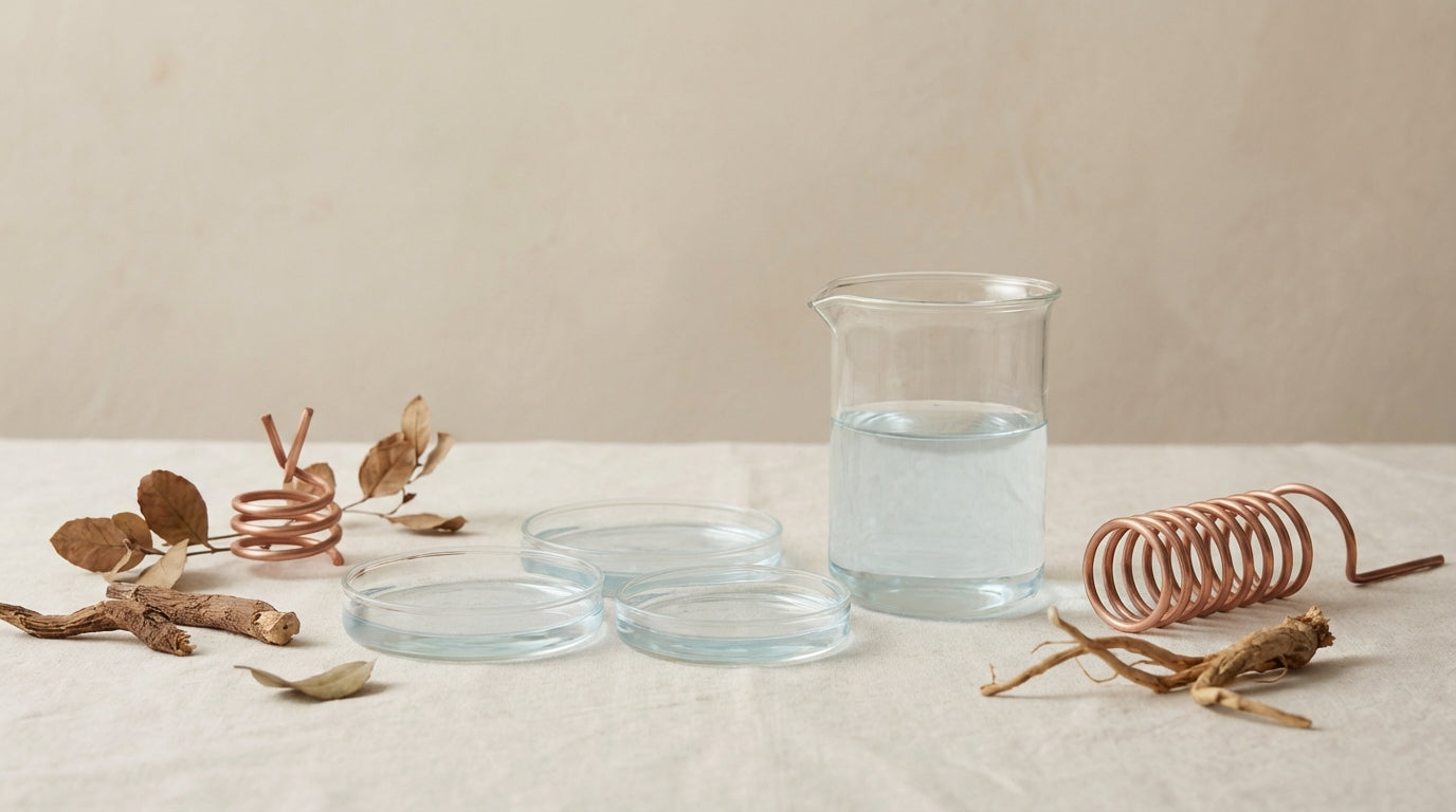 Methylene blue molecular structure with mitochondrial imagery